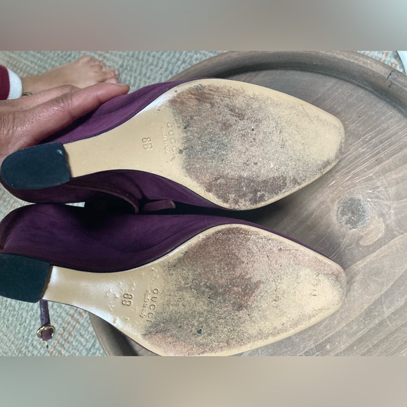 GUCCI Suede Wedges. Beautiful!!’ - Picture 6 of 6